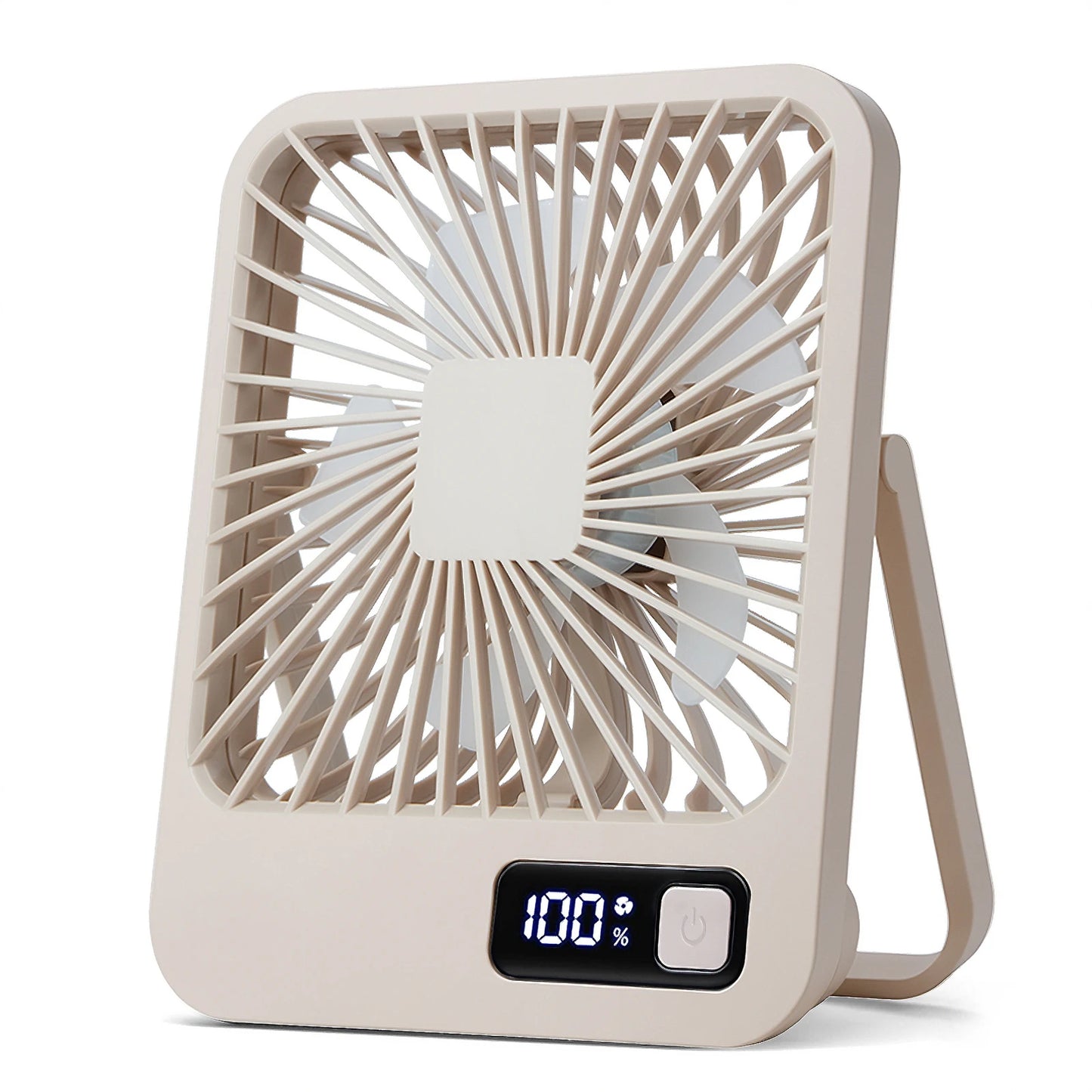 Portable USB Desk Fan - Rechargeable & Adjustable