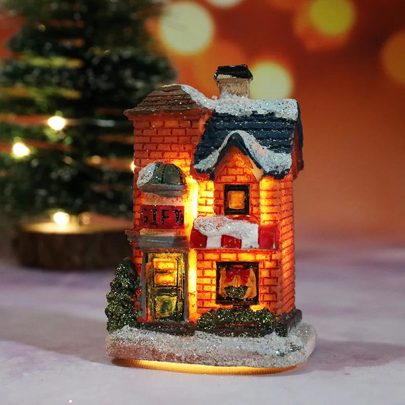 Battery-Powered Christmas House Light Decorations for Festive Cheer