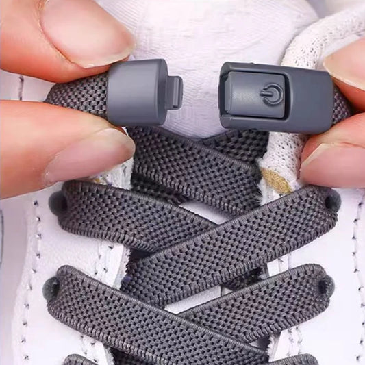 No Tie Elastic Shoelaces for Sneakers - Easy Lock System