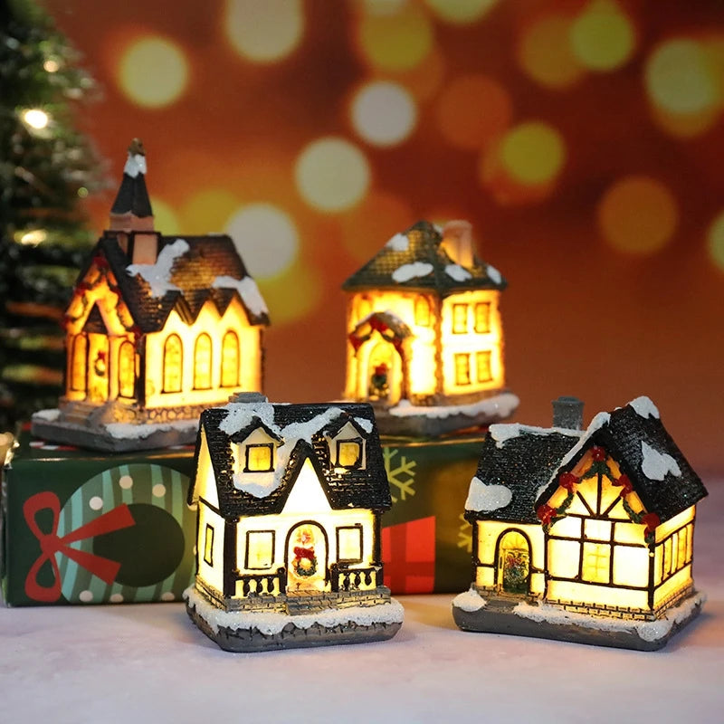 Battery-Powered Christmas House Light Decorations for Festive Cheer