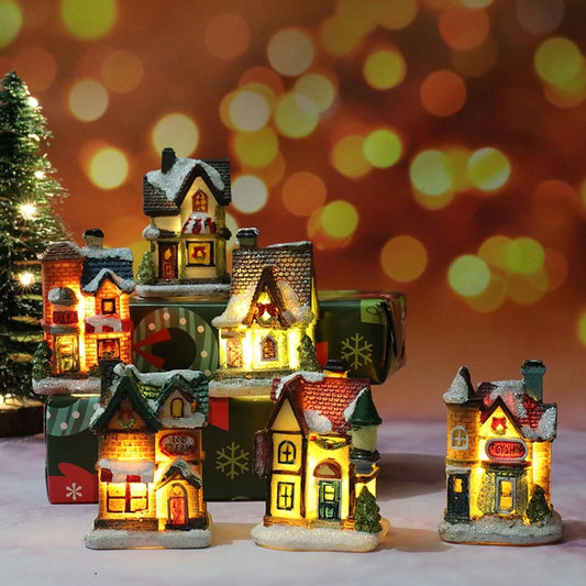 Battery-Powered Christmas House Light Decorations for Festive Cheer