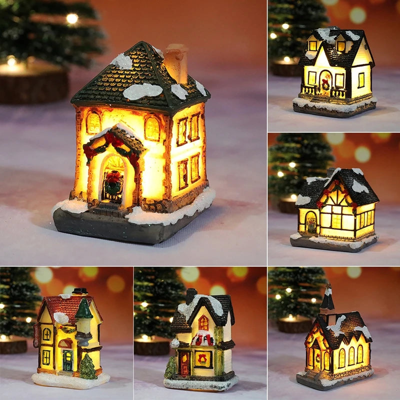 Battery-Powered Christmas House Light Decorations for Festive Cheer