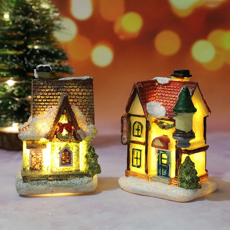 Battery-Powered Christmas House Light Decorations for Festive Cheer