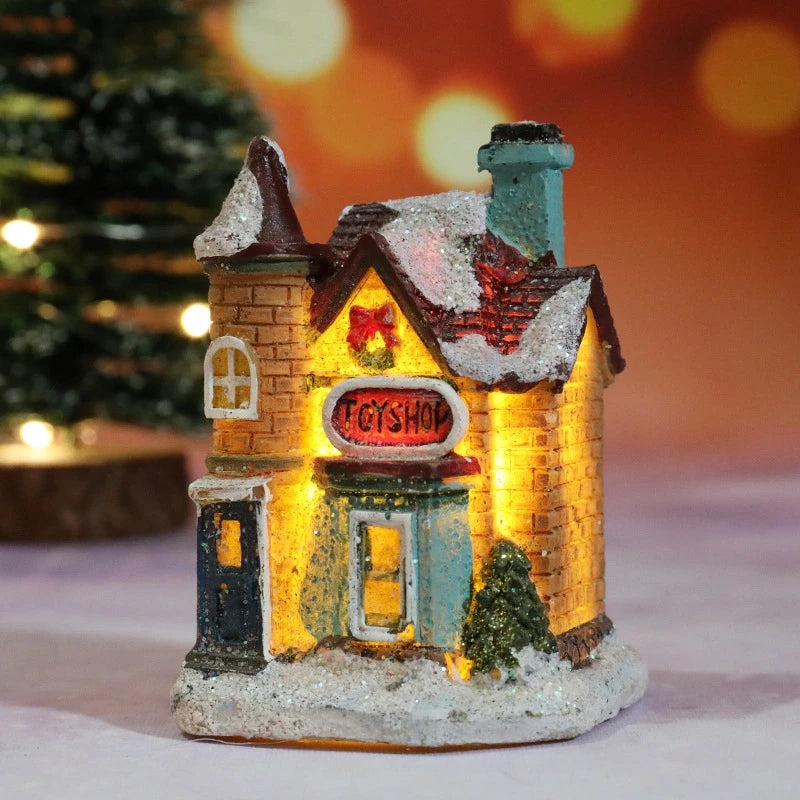 Battery-Powered Christmas House Light Decorations for Festive Cheer