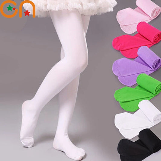 Fashionable Ballet Tights for Kids - Velvet Material