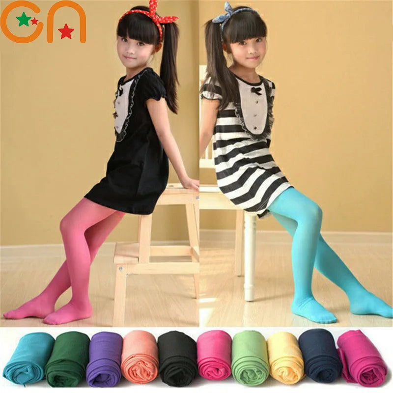 Fashionable Ballet Tights for Kids - Velvet Material