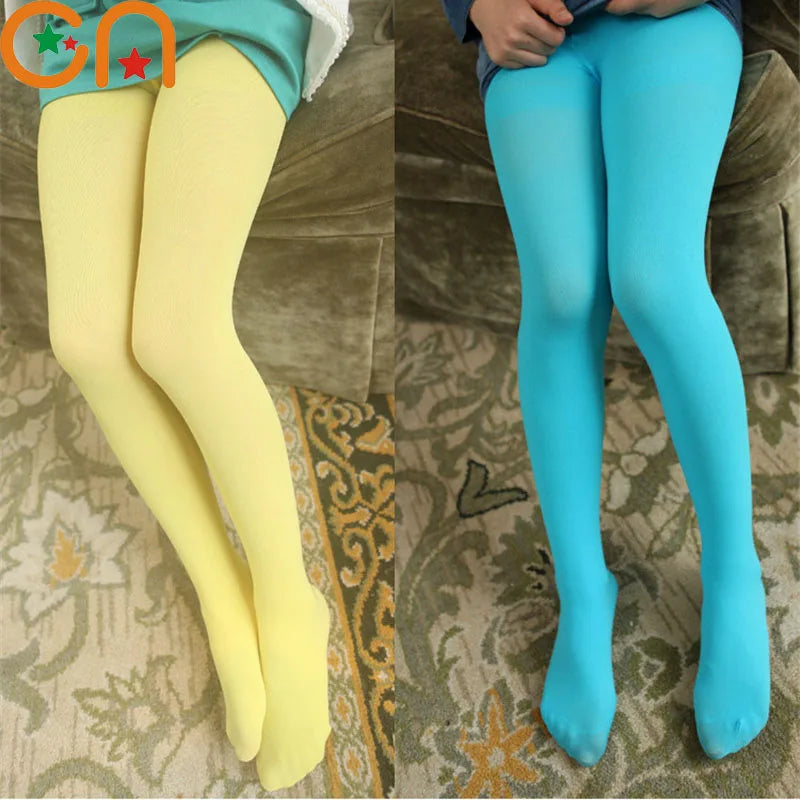 Fashionable Ballet Tights for Kids - Velvet Material