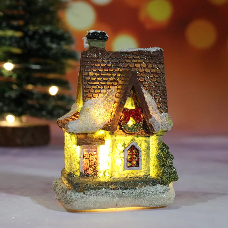 Battery-Powered Christmas House Light Decorations for Festive Cheer
