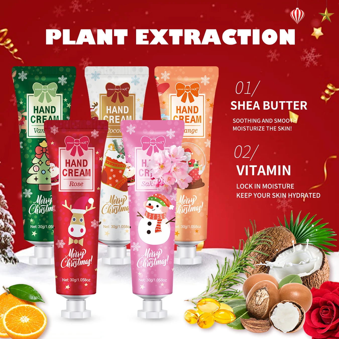 5-Pack Hand Cream Gift Set for Women