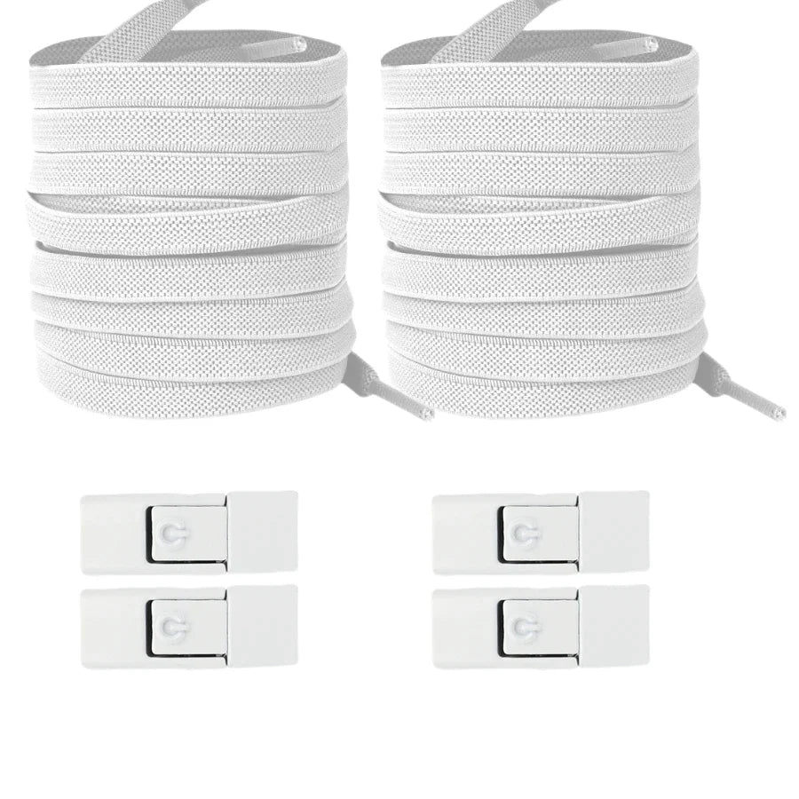 No Tie Elastic Shoelaces for Sneakers - Easy Lock System