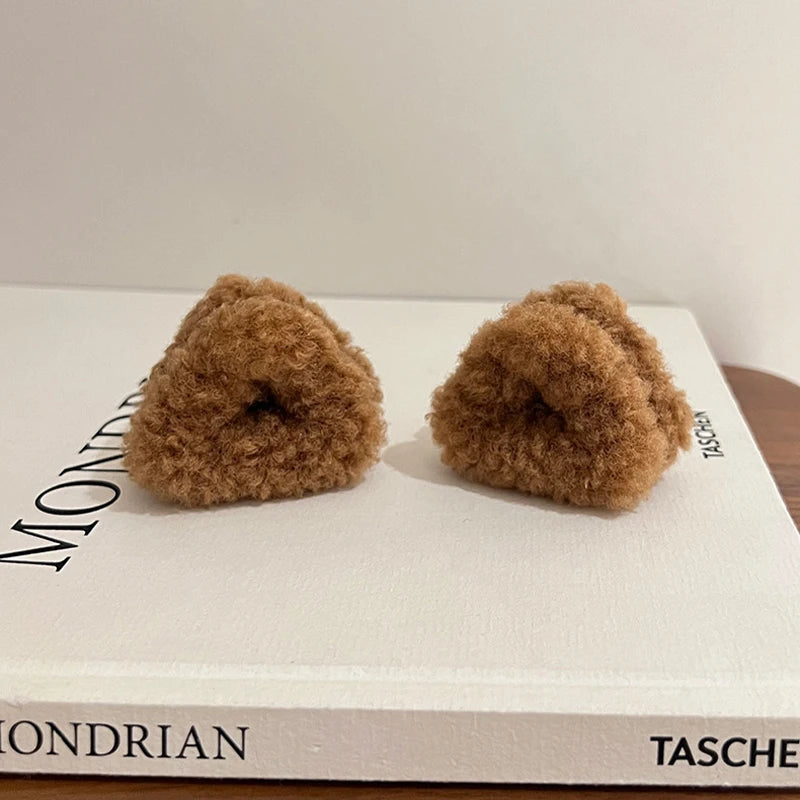 Cute Plush Cat Ears Hair Clips for Girls