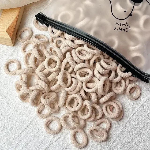 Colorful Nylon Elastic Hair Ties - Perfect for Kids