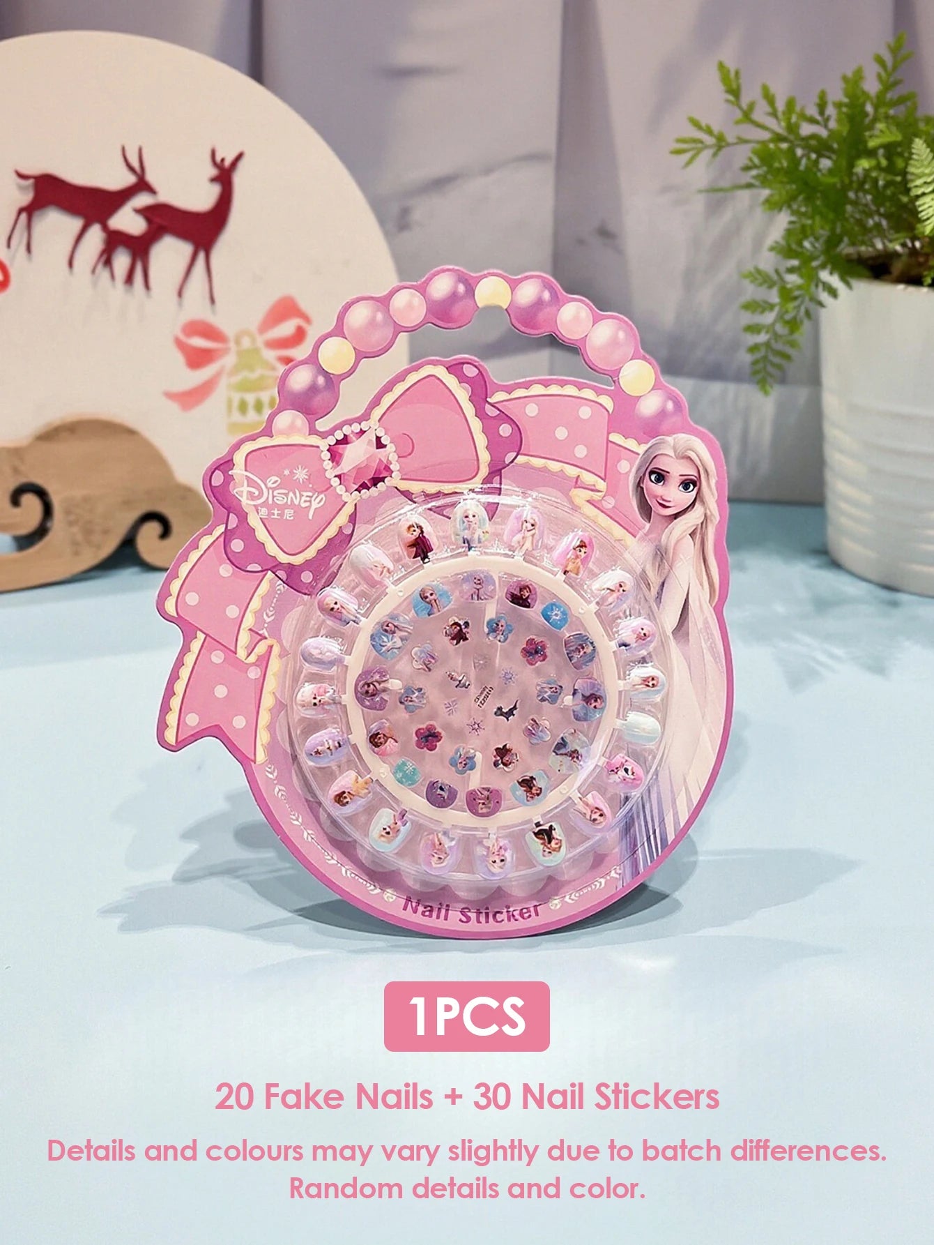 Disney Cartoon Frozen Princess Snow White Makeup Nail Stickers 250 Pcs Mermaid Stitch Stickers Toy For Kids DIY