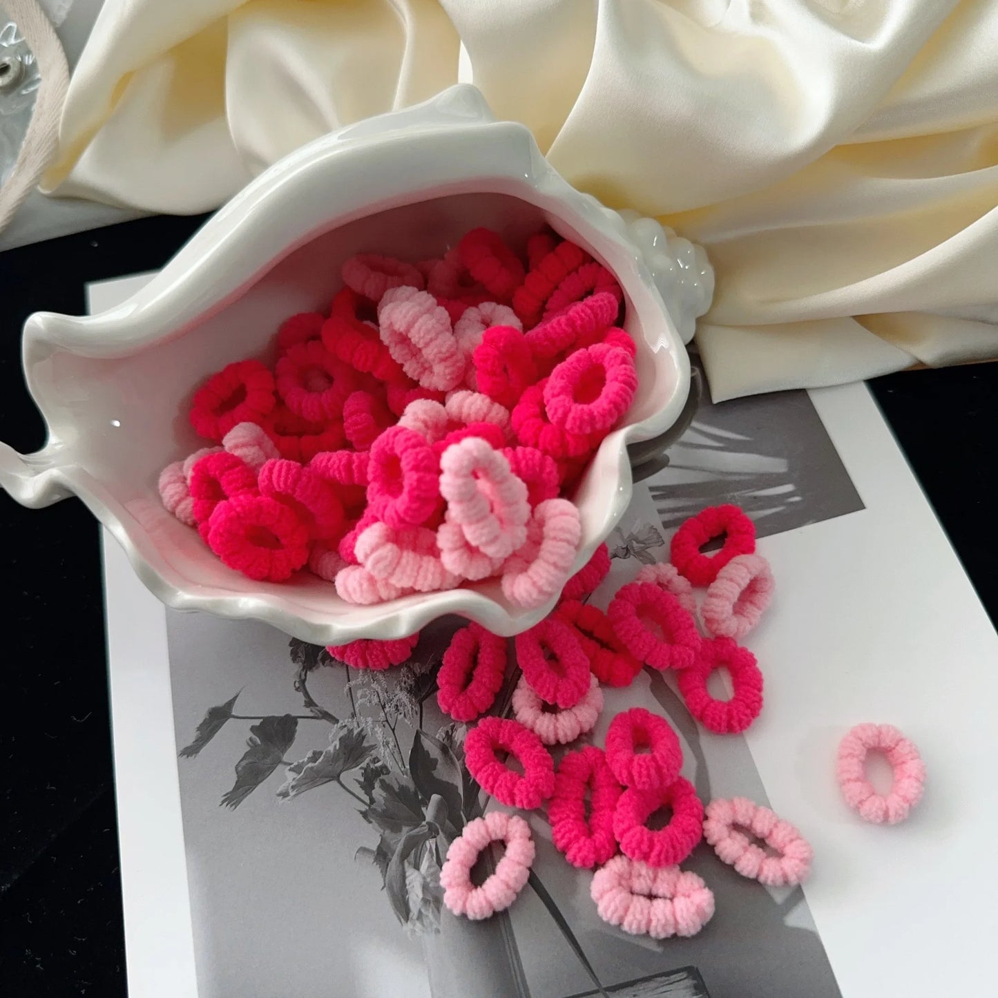 Colorful Nylon Elastic Hair Ties - Perfect for Kids