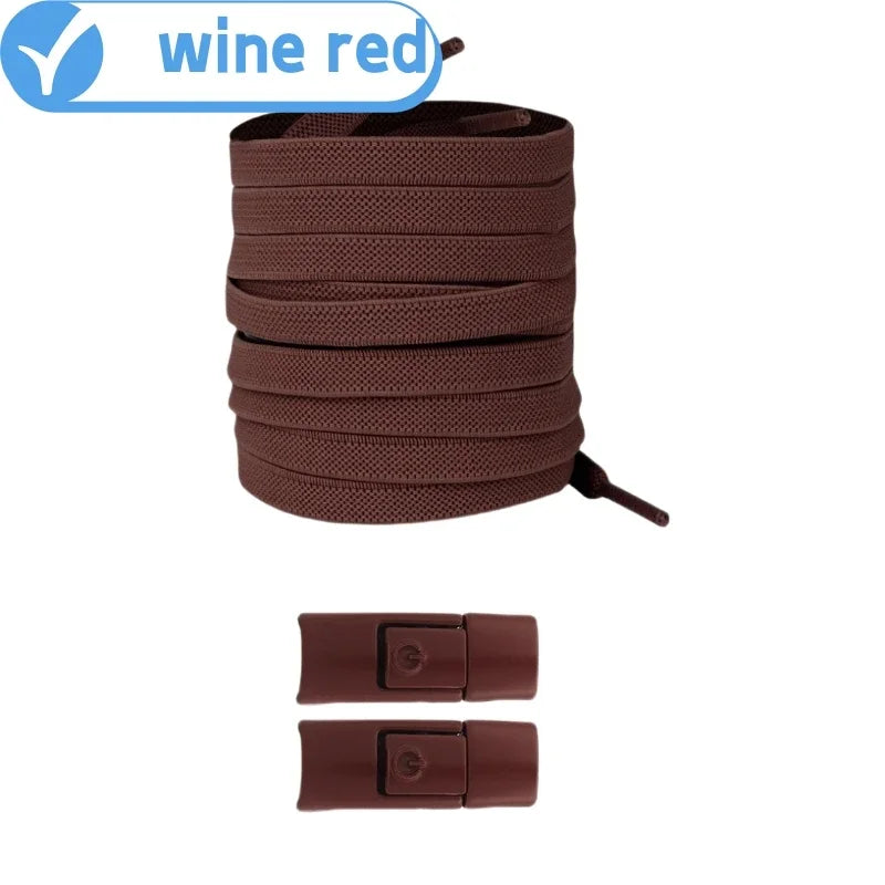 No Tie Elastic Shoelaces for Sneakers - Easy Lock System