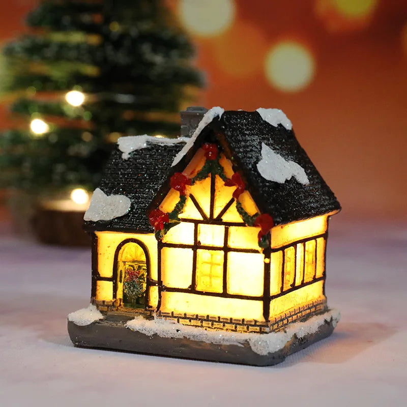 Battery-Powered Christmas House Light Decorations for Festive Cheer
