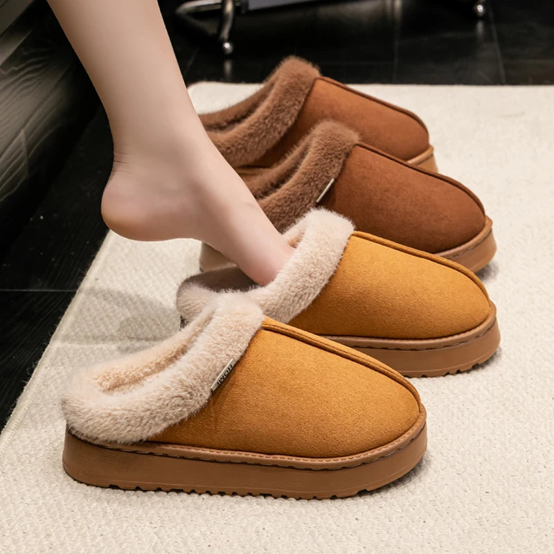 Cozy Fluffy Slippers for Autumn and Winter