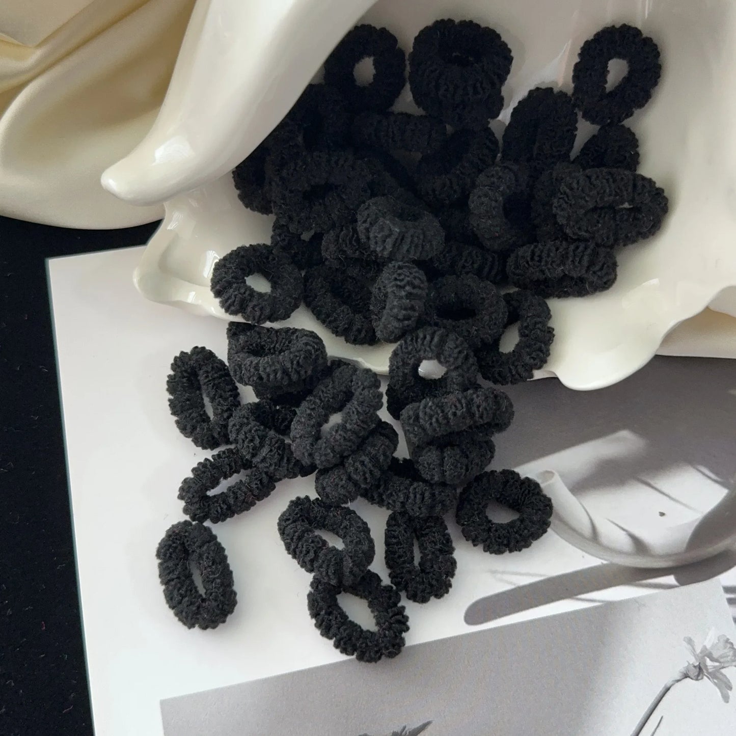 Colorful Nylon Elastic Hair Ties - Perfect for Kids