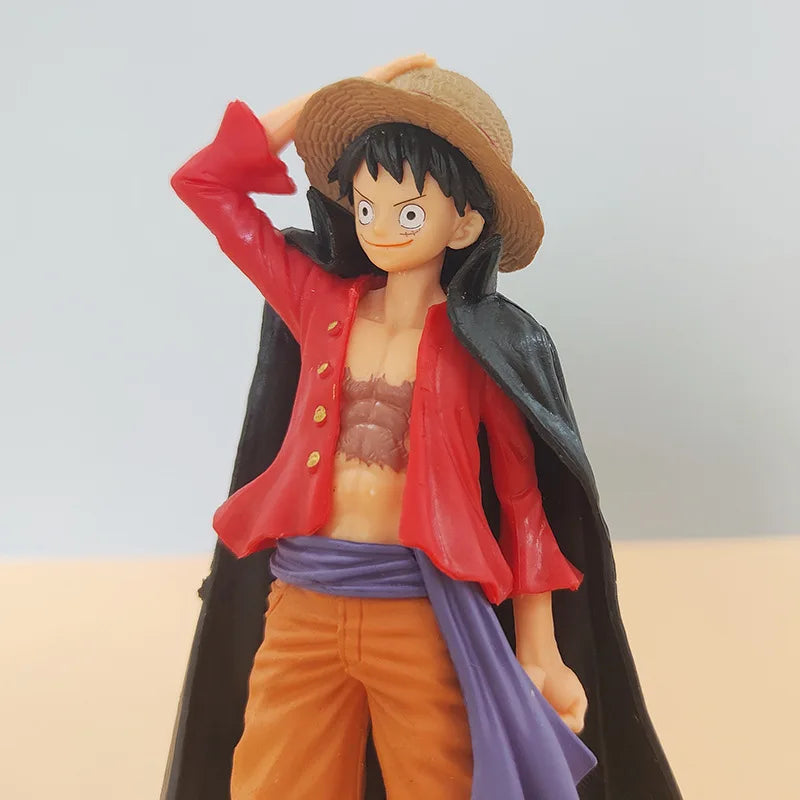 Bandai 15cm One Piece Luffy Gear 5 Action Figure Sun God Nika Statue Anime Figurine Pvc Model Doll Collection Toy Gift Kids