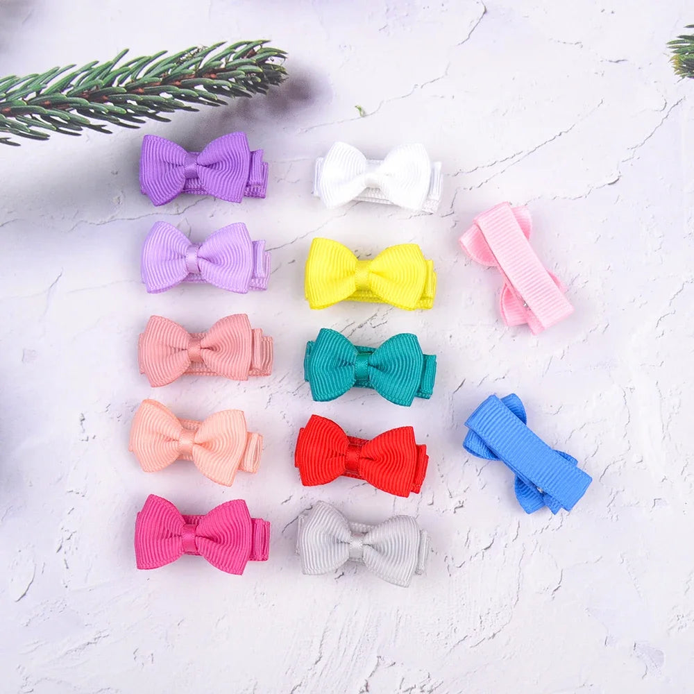 Mini Hair Bows for Kids - Colorful and Cute Hair Clips