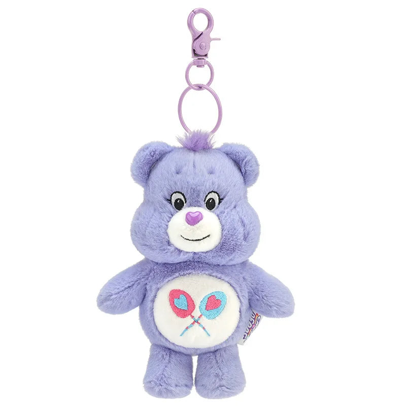 Kawaii Care Bears Plush Toy Keychain with Sound