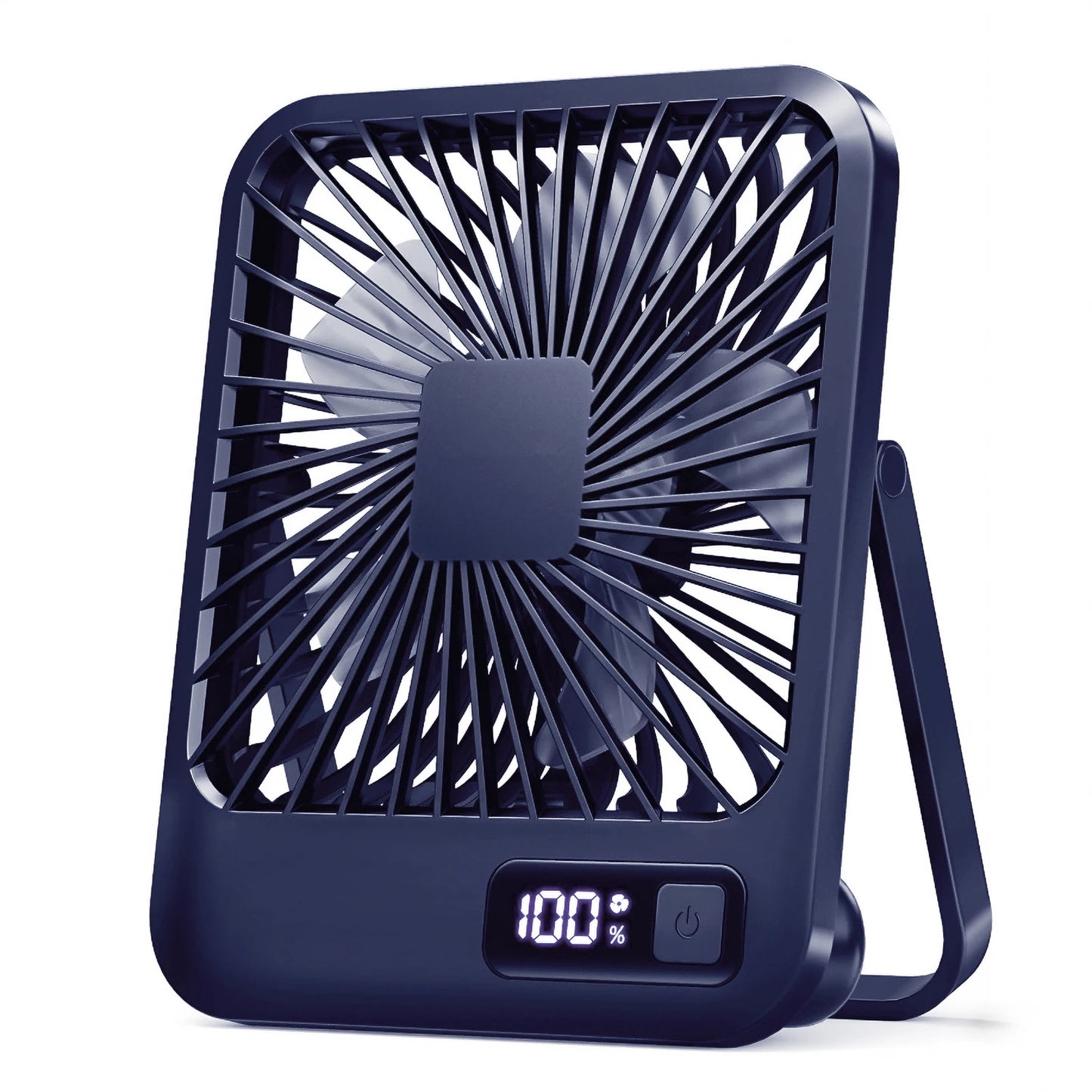 Portable USB Desk Fan - Rechargeable & Adjustable