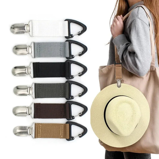 Multi-Purpose Outdoor Hat Clip for Travel