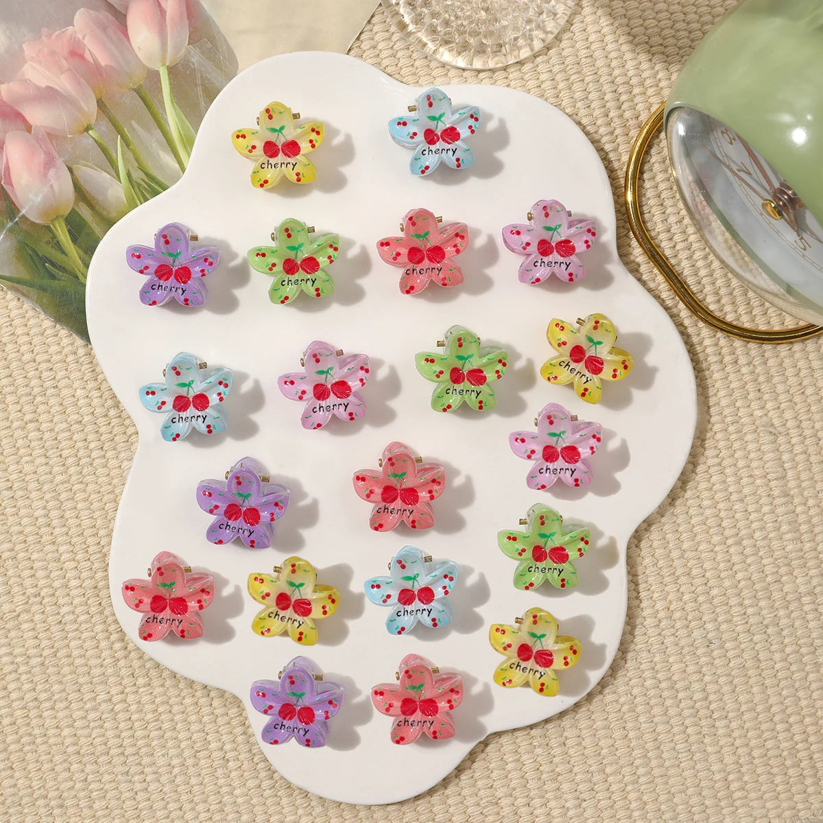 Creaseless Mini Flower Hair Clips for Effortless Styling