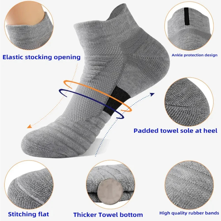 Breathable Anti-slip Football Socks for Men - Perfect for Soccer and Basketball