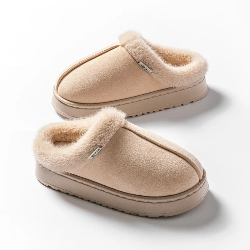 Cozy Fluffy Slippers for Autumn and Winter