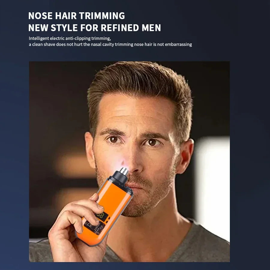 Professional 2-in-1 Ear and Nose Hair Trimmer for Men
