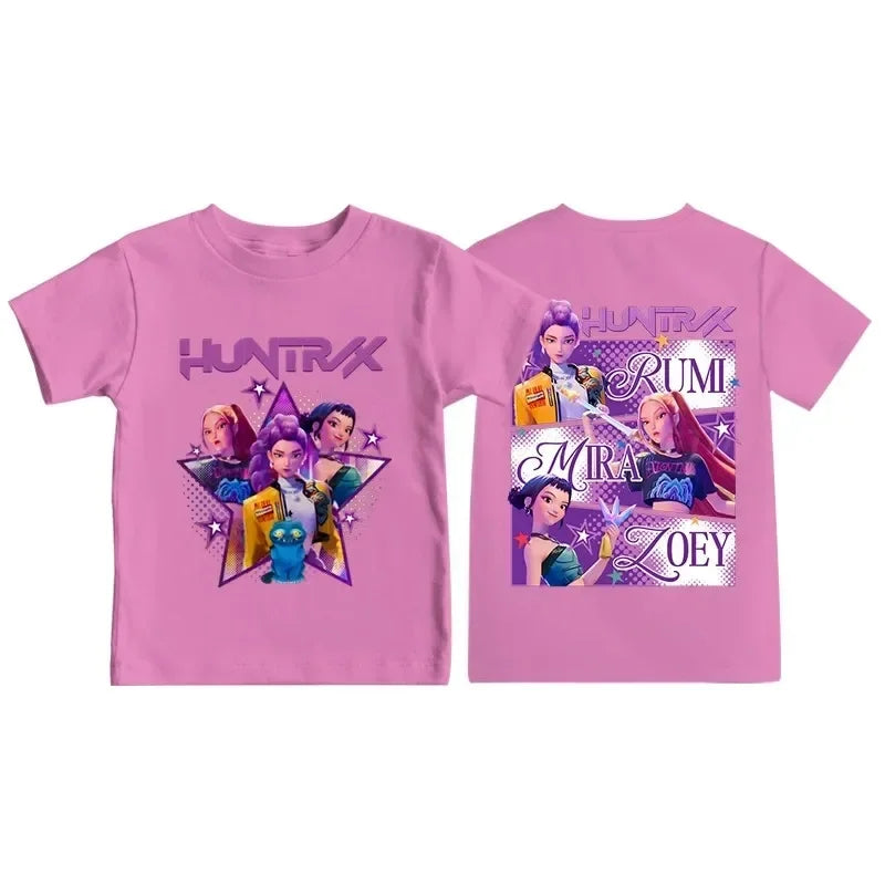 Kpop Demon Hunters Graphic T-Shirt for Kids