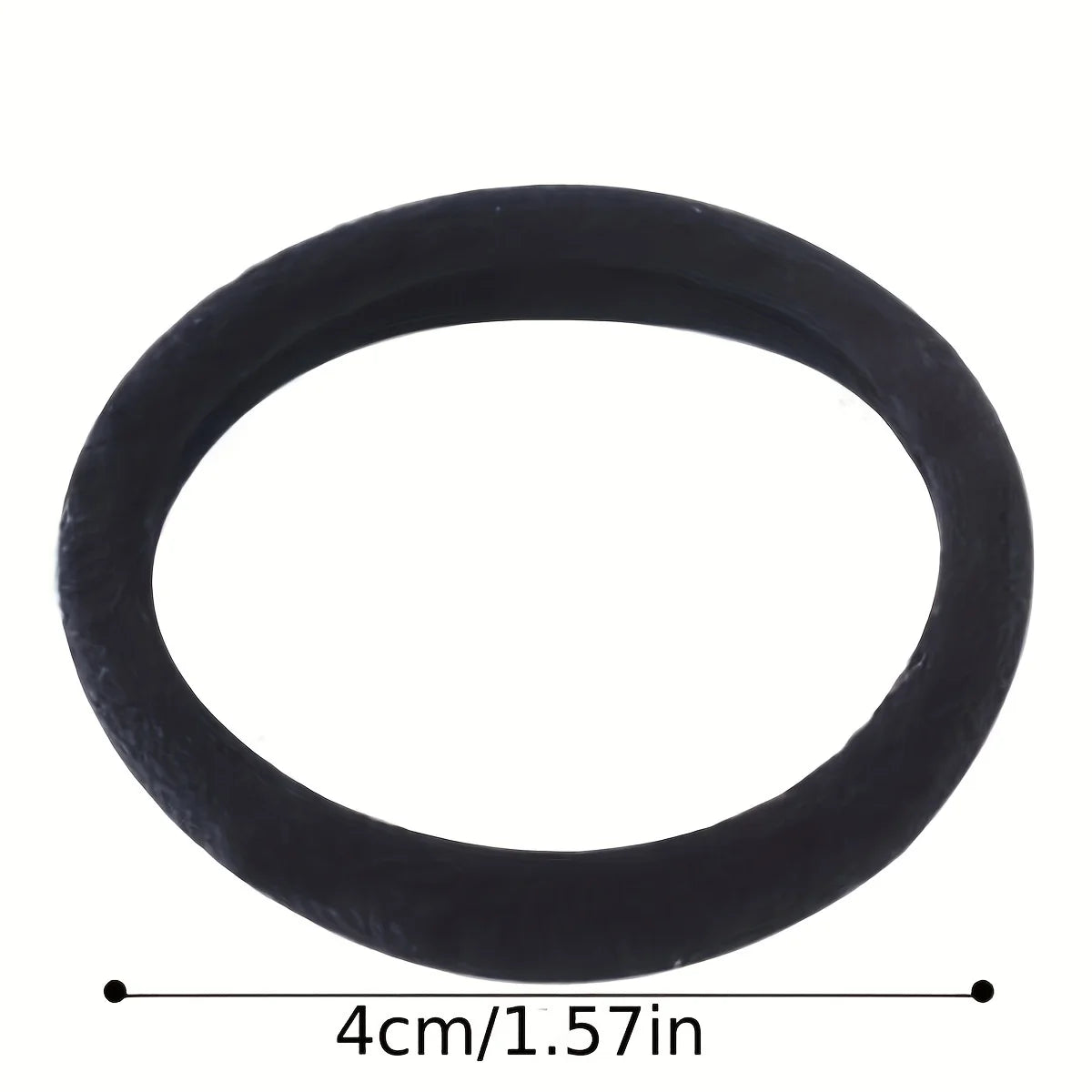 High-Elastic Rubber Hair Bands - Black & White Packs