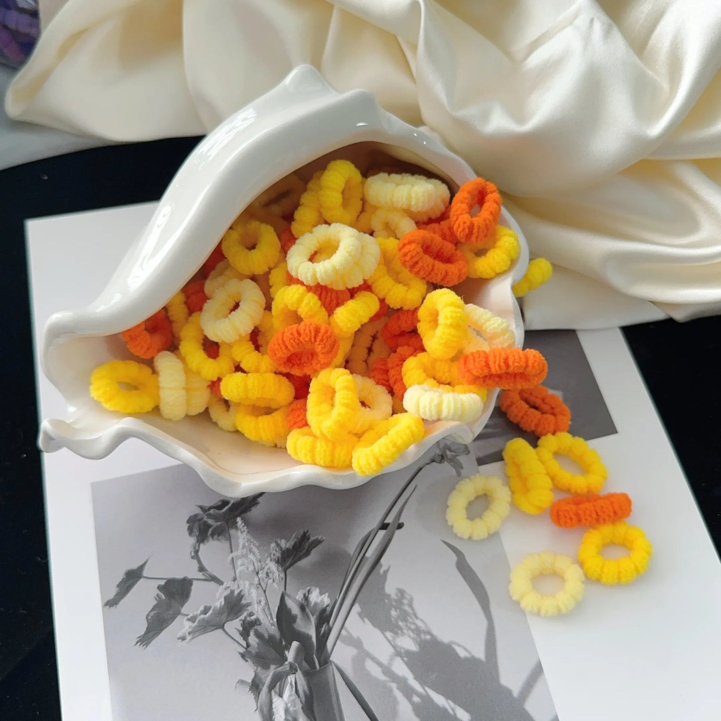 Colorful Nylon Elastic Hair Ties - Perfect for Kids