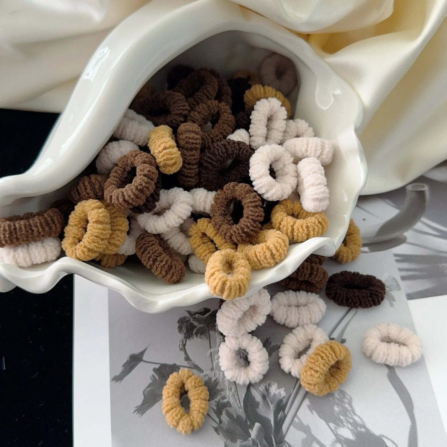 Colorful Nylon Elastic Hair Ties - Perfect for Kids