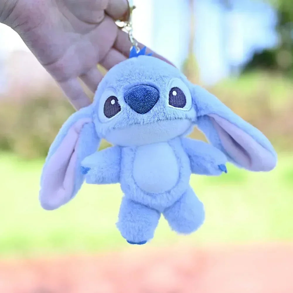 Cute Cartoon Stitch Plush Keychain for Kids