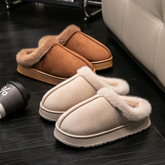 Cozy Fluffy Slippers for Autumn and Winter