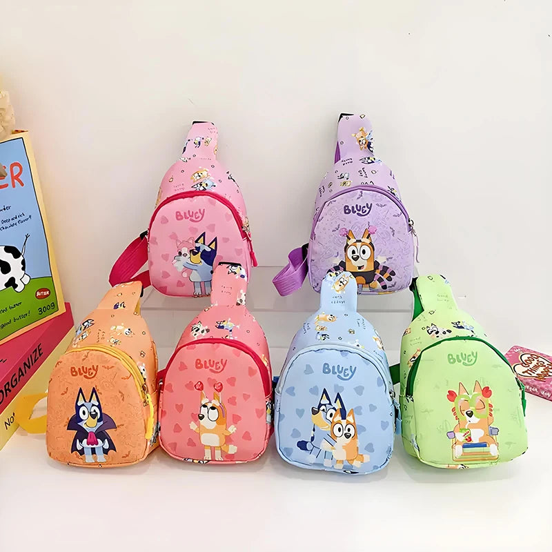 Kids' Bluey and Bingo Anime Backpack - Perfect for School and Play