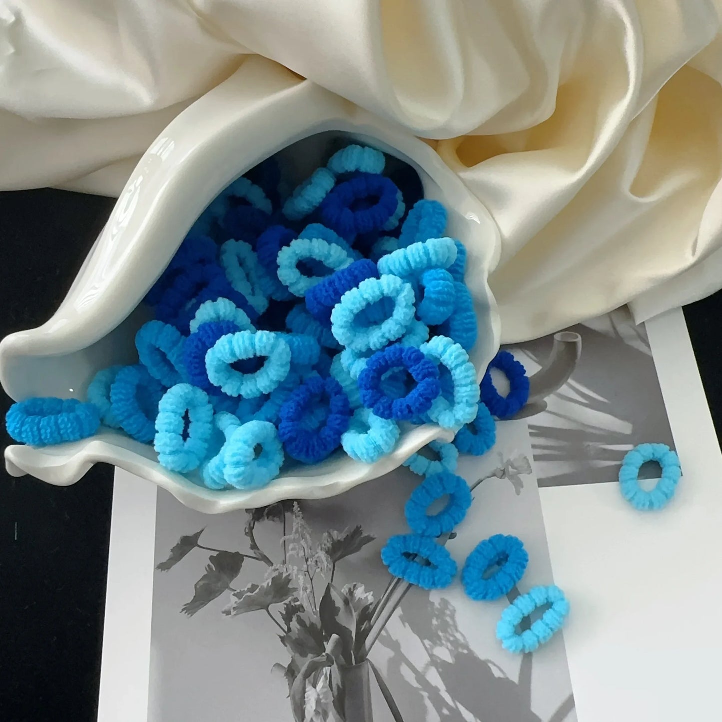 Colorful Nylon Elastic Hair Ties - Perfect for Kids