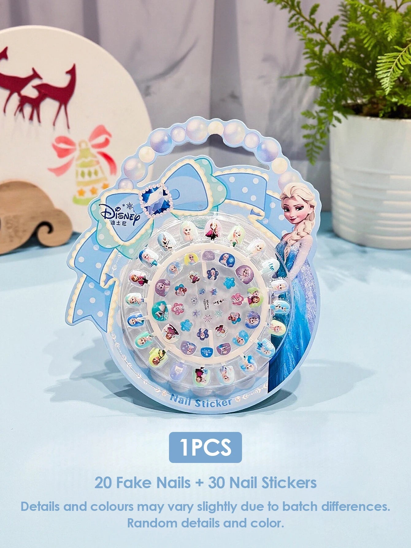 Disney Cartoon Frozen Princess Snow White Makeup Nail Stickers 250 Pcs Mermaid Stitch Stickers Toy For Kids DIY