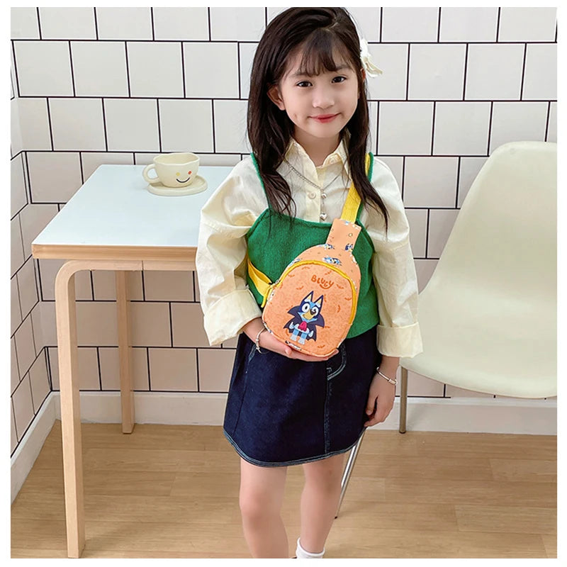 Kids' Bluey and Bingo Anime Backpack - Perfect for School and Play