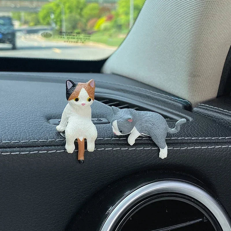 Cute Cartoon Cat Car Center Console Ornaments
