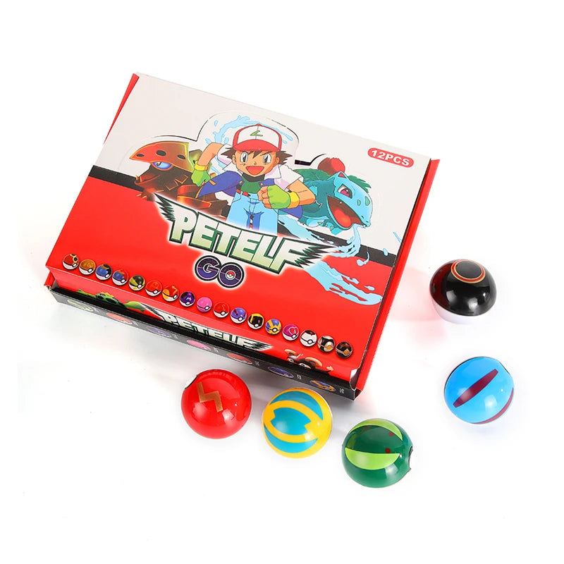 Pokemon Poke Ball 12Pcs Action Figure Set