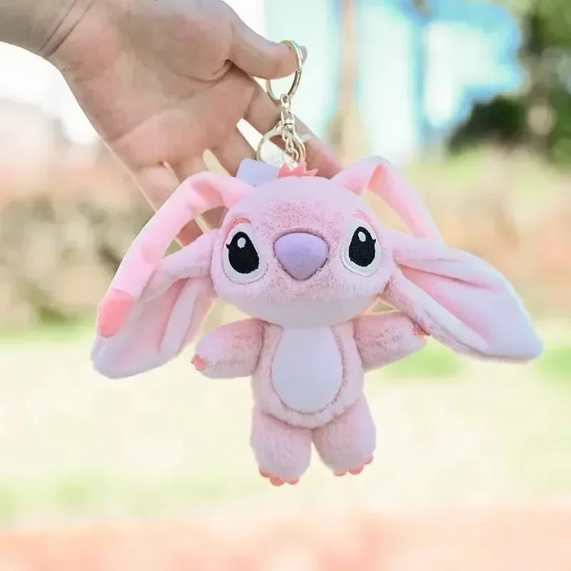 Cute Cartoon Stitch Plush Keychain for Kids