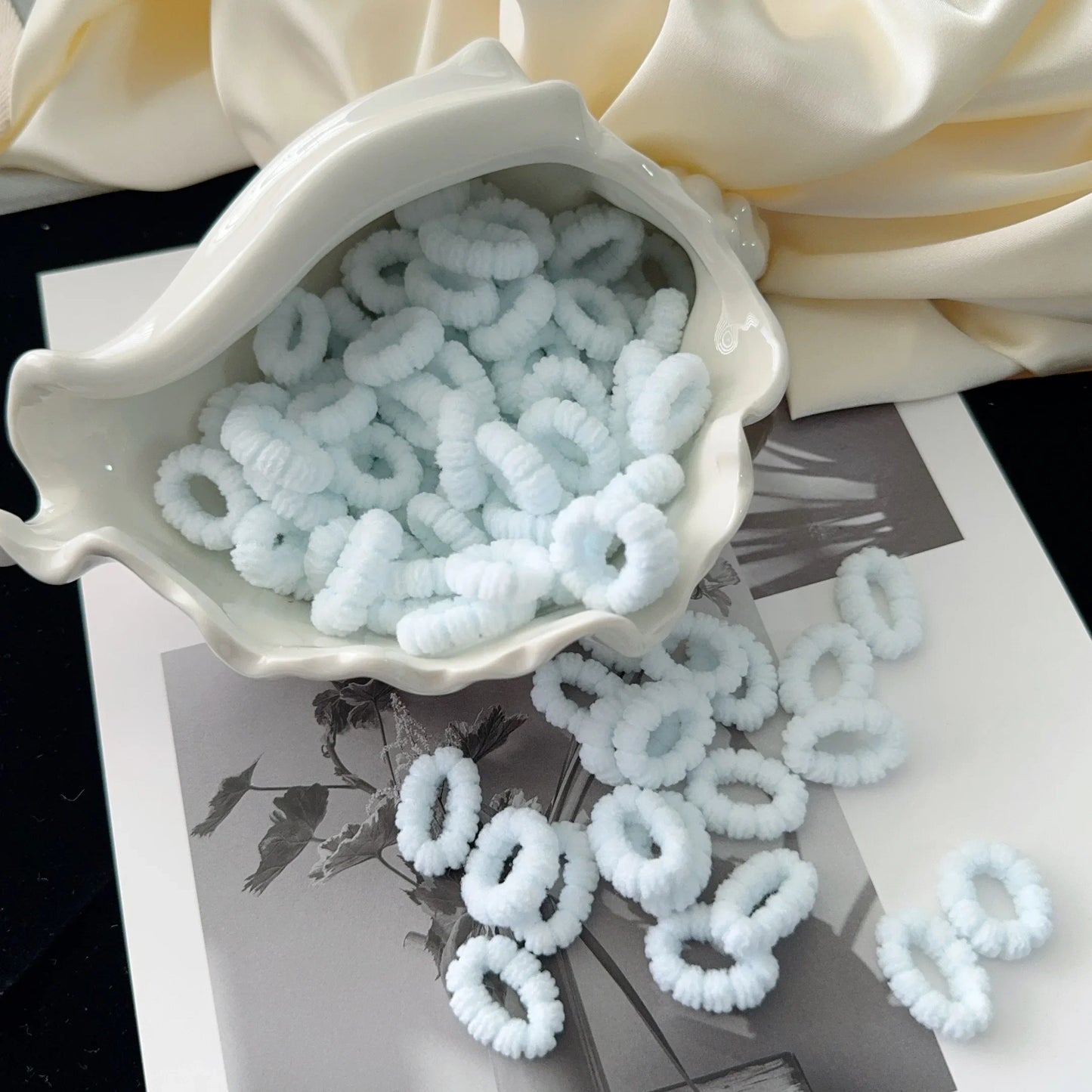 Colorful Nylon Elastic Hair Ties - Perfect for Kids