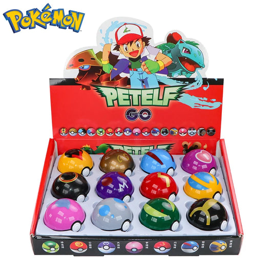 Pokemon Poke Ball 12Pcs Action Figure Set