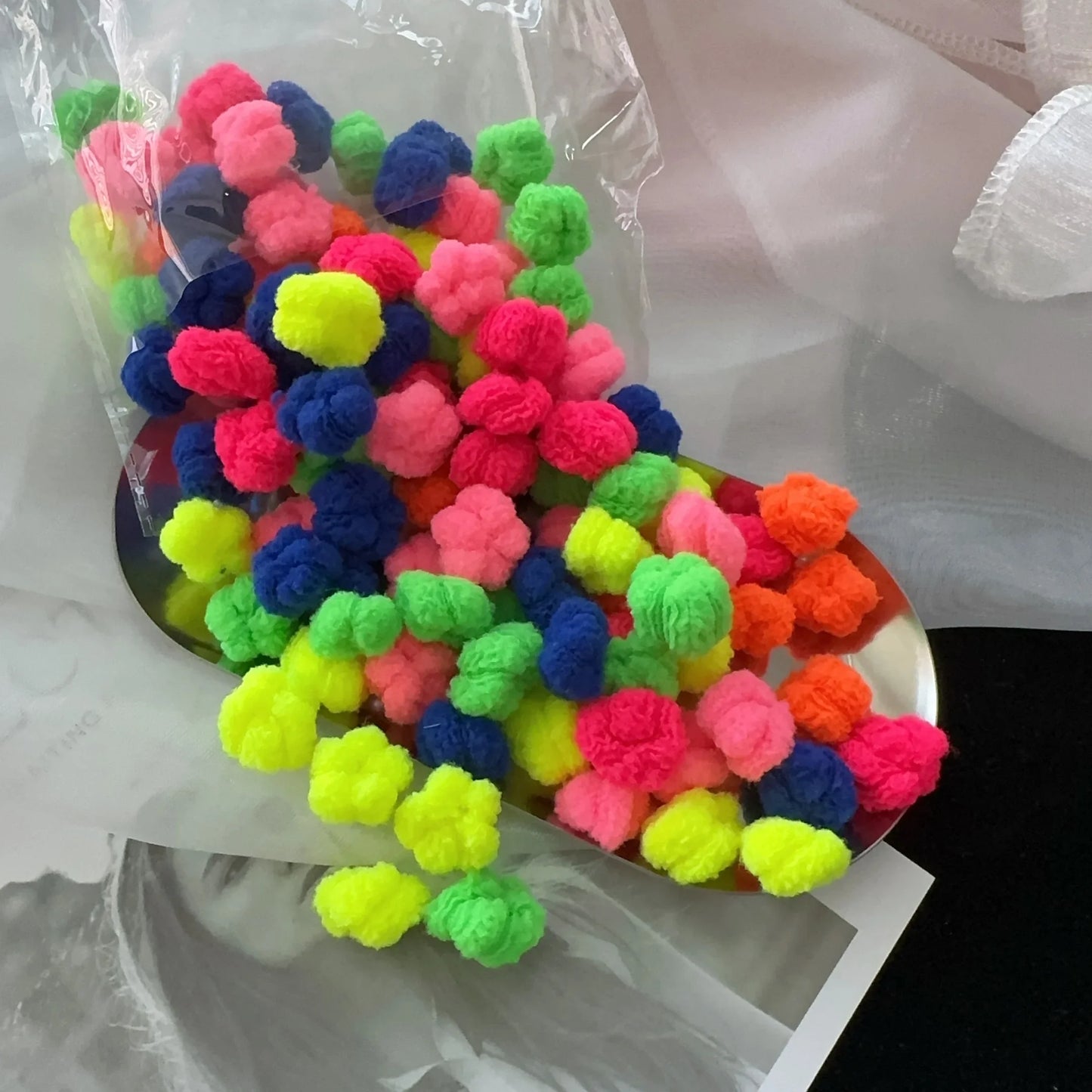 Colorful Nylon Elastic Hair Ties - Perfect for Kids