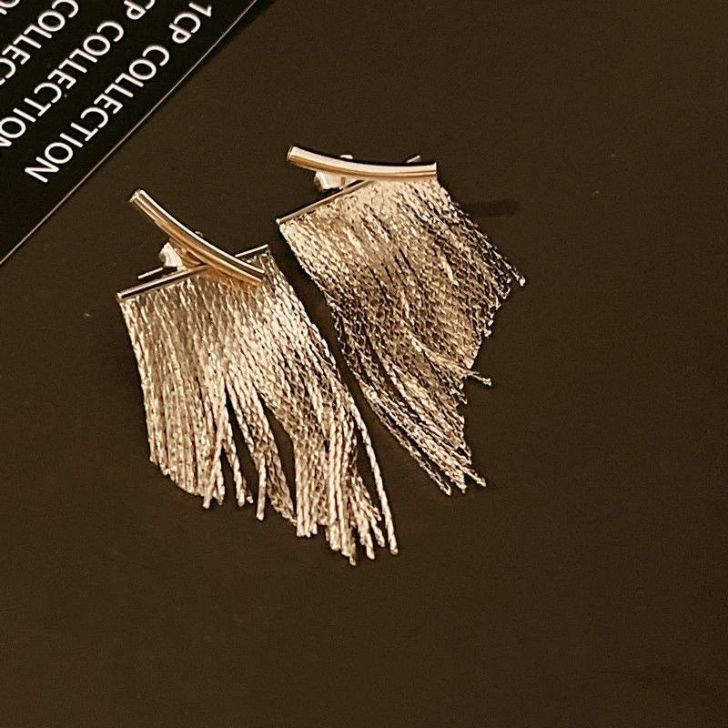 Bling Tassel Statement Earrings for Women