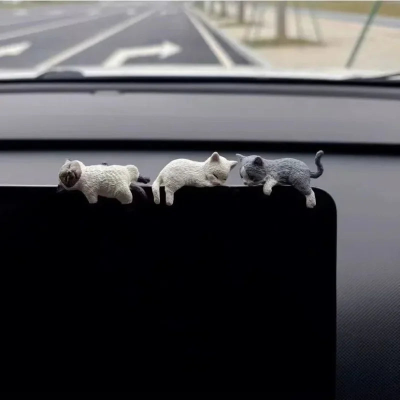 Cute Cartoon Cat Car Center Console Ornaments