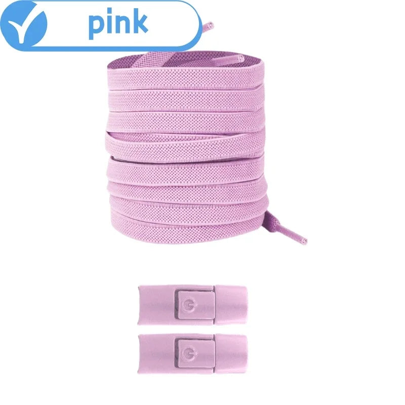 No Tie Elastic Shoelaces for Sneakers - Easy Lock System